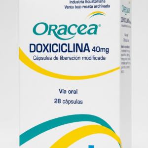 Oracea 40mg x 28 caps.